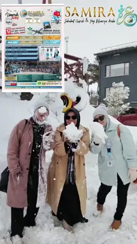 Mau ibadah Umroh? tapi mau juga jalan² ke LN sambil bermain salju bersama keluarga tercinta, yukk wujudkan impian anda ibadah plus jalan² bersama keluarga👨👦👧👩👴👵 Umroh plus Turkey salah satu pilihannya 🥰 #UmrahBarengSamiraTravel  #SamiraMendunia  #UMBAST  #HappyUmroh🥰  #sampaijumpadibatullah🕋 