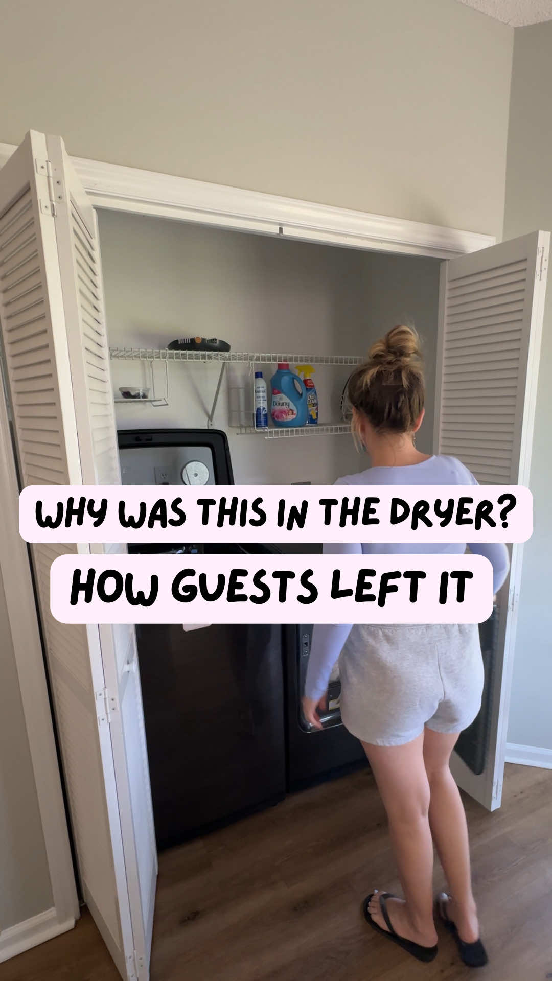 i was so confused why this was in the dryer bc i was like does that mean there was a spill on the bed or something??