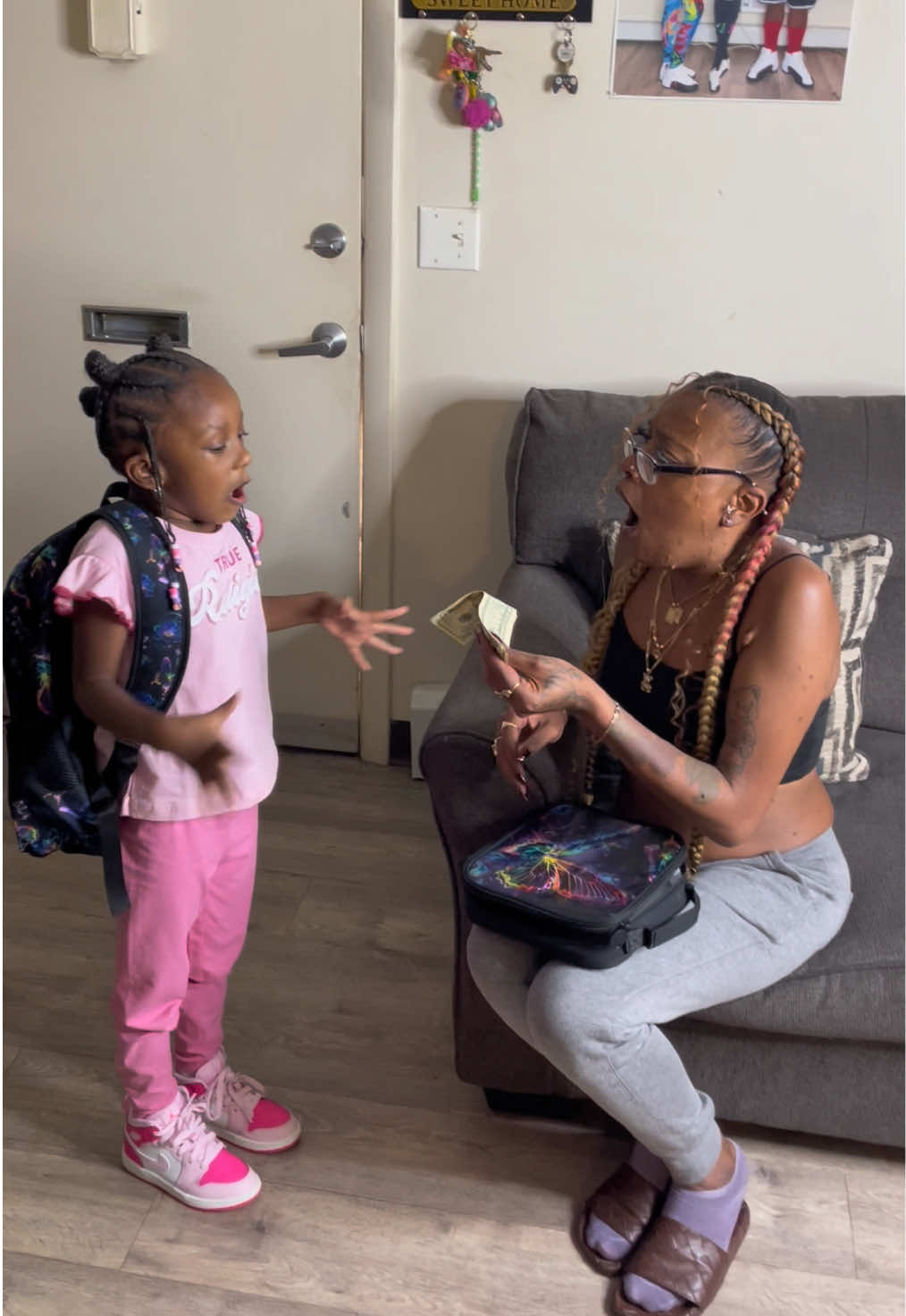 She done got caught up 😂 #fyp #tkmfamilia 