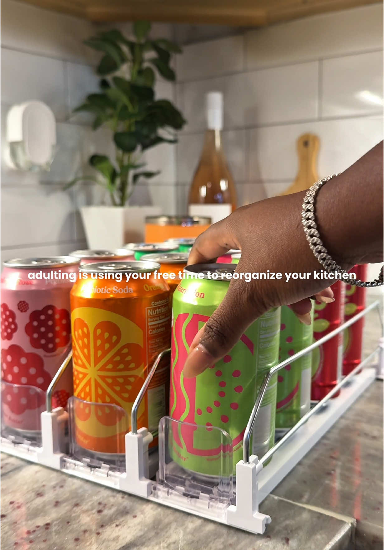 I love being an adult because reorganizing my kitchen felt like therapy lol. A sip of caffeine + music had me cleaning for HOURS.  #kitchenhack #kitchen #kitchenorganization #asmr #fyp #restock #kitchenasmr 