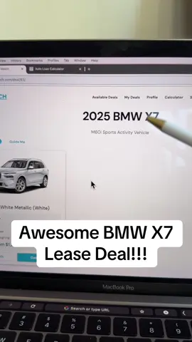 Awesome BMW X7 Lease Deal!  This is an expensive luxury SUV and leasing it makes so much financial sense as opposed to financing it. Here’s why:  - lower out of pocket cost over 39 months (roughly $10,000) - No need to buy Gap insurance - no need to worry about negative equity  #carleasing #carleasedeals #carlease #carbuyingtips #bmwx7     