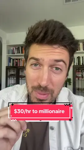 $30/hr to millionaire  #PersonalFinance #finance #fintok 