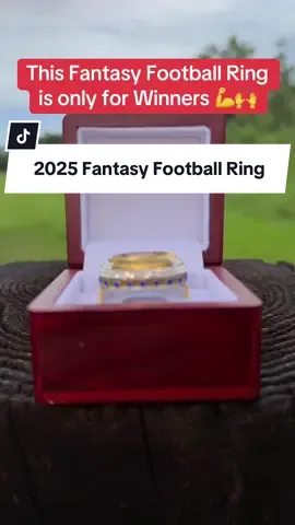 Level up your league with a custom Fantasy Football Championship Ring 🏆💍 Perfect for winners, trash talkers & legends #fantasyfootball #fantasyfootballdraft #fantasyfootballring #fantasyfootballchampion #football 
