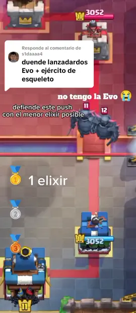 Respuesta a @s1daaaa4 no tengo la Evo 🤣🤣#cr #fy #fyp #clashroyale #parati
