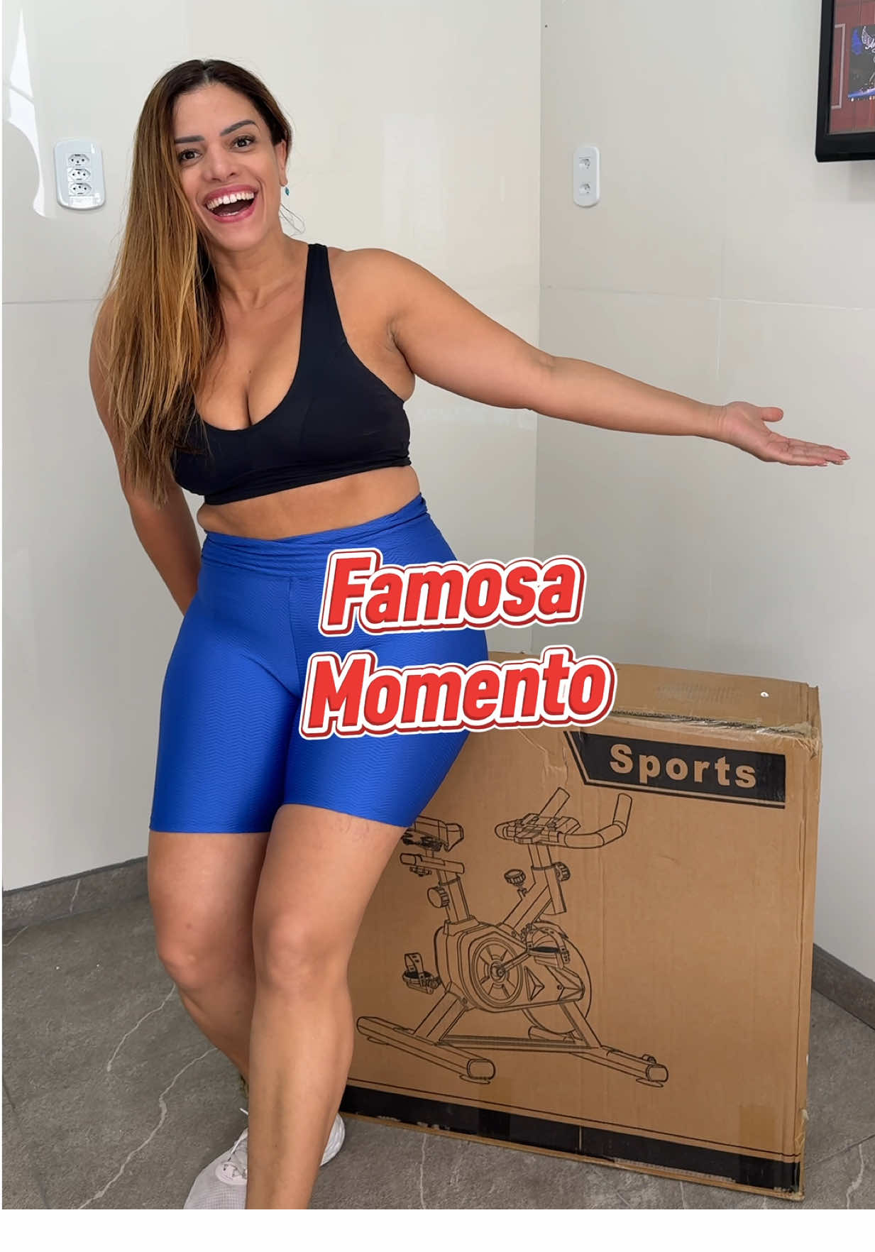 Bike spinning top!!! Maravilhosaaaaaa!!! 10/10 #bike #spinning #bicicletaergométrica #tiktokshop 