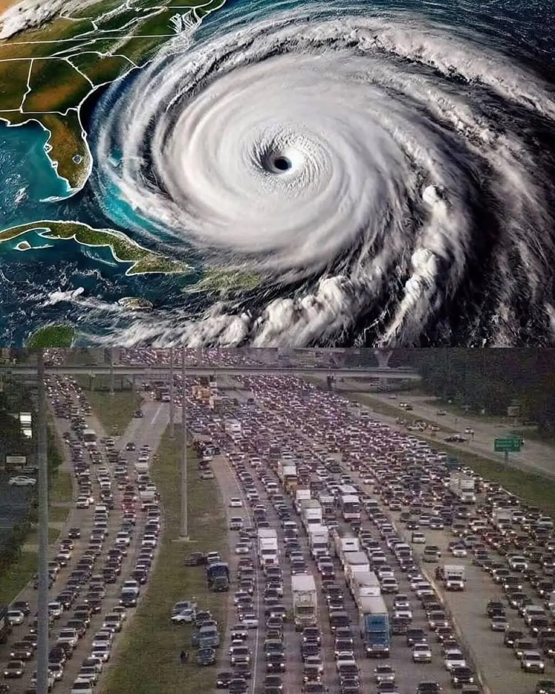 تقرير مرعب يكشف أن إعصارًا جبارًا غير مسبوق، أُطلق عليه اسم “الوحش الأبيض”، يتقدم بسرعة هائلة نحو السواحل الأمريكية، ليصبح أخطر كارثة طبيعية في العصر الحديث. سرعة الرياح تخطّت حاجز 370 كم/س 🌬️، مصحوبة بأمواج قاتلة بارتفاع يفوق 22 مترًا 🌊، قادرة على ابتلاع الموانئ والمدن الساحلية في دقائق معدودة. الأقمار الصناعية أظهرت عين إعصار ضخمة بقطر يتجاوز 80 كلم، تدور كدوامة موت سوداء، قادمة لتبتلع كل شيء في طريقها. 🚨 ملايين السكان يعيشون حالة فزع، الطرقات الرئيسية تحولت إلى أنهار من السيارات 🚗🚚، والمستشفيات عاجزة عن استيعاب موجات النزوح الجماعي. خبراء المناخ يحذرون: ما سيحدث قد يكون الحدث الأكثر دموية في تاريخ الأعاصير، مع توقعات بضحايا يتجاوزون 200 ألف إنسان خلال الأيام الأولى فقط، وانهيار الاقتصاد بخسائر قد تصل إلى 1.5 تريليون دولار 💸. الدمار لن يقتصر على المباني والبنية التحتية، بل سيمتد ليغرق ولايات كاملة في الظلام، يقطع شبكات الكهرباء 📡، يعزل المدن عن بعضها البعض، ويترك الملايين بلا مأوى أو غذاء. أصوات الإنذار تعلو في كل مكان، لكن الوحش يقترب أسرع من قدرة البشر على الهروب… والواقع أن ما ينتظر أمريكا أشبه بــ يوم القيامة المناخي 🌍🔥.