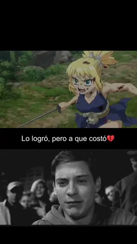 cumplieron su misión pero... a que costó 😭😭 #kohaku #sad #triste #anime #drstone 