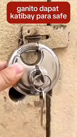 Padlock disc round for Warehouse Door Bicycle and window  #padlock #padlockalarmmotor #padlockforgate #padlockforsafety #padlockviral 