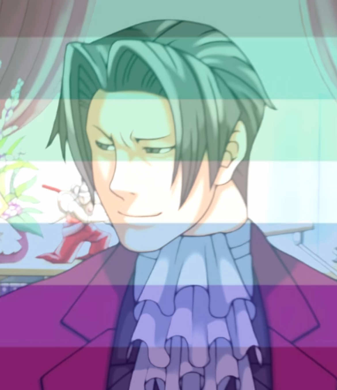 i got a homosexual friend he likes homosexual men #milesedgeworth #aceattorney #fyp #edit #capcut
