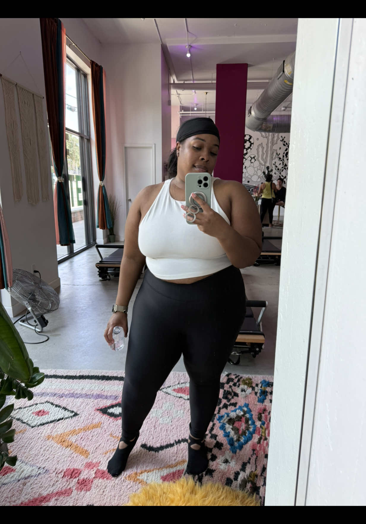 Listen I don’t care what it looks like, and I know it might feel heavy, but don’t you dare stop showing up. And I’m not just talking about showing up online or making an appearance for the sake of it. I mean truly showing up for yourself. This isn’t about quick fixes or surface level self-care. It’s about choosing to stay grounded when life gets loud, when distractions pile up, and when it feels like God is far away (He’s not, by the way). This is about letting Him fight for you in the spiritual while you stand firm in the physical. And let me tell you it’s time. Time to release what you’ve outgrown. Time to stop carrying the weight of places, people, or habits that no longer fit who you are becoming. They’re holding you back, and your future self cannot afford that. Yeah, it might sting to let go. But younger you, present you, and future you are counting on you to SHOW UP!!!!  So whatever you’ve been putting off? Pick it back up. Dust it off. Step back in. Because the world needs you consistent, grounded, and all in. This is your moment don’t shrink back. SHOW UP. From me to me and maybe even you! 🫶🏾🫶🏾 #pilates #curvybodies #Godis 