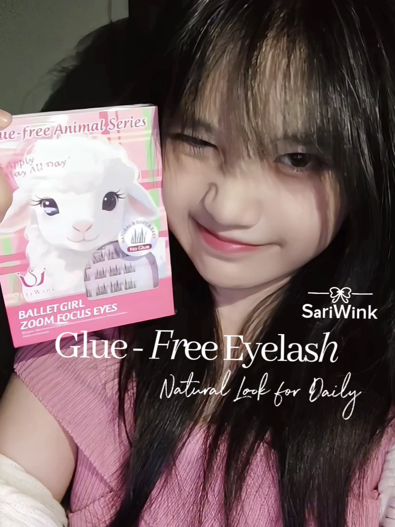 daily approved ✅ kuliah, hangout, anywhere! #FinalLook #NaturalEyelash #SariWink #FakeEyelash 