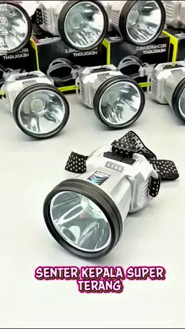 Promo senter kepala super terang#senterkepala #senterkepalamurah #sentersuperterang #senterkepalauntukmancing #klikkeranjangkuning👆 