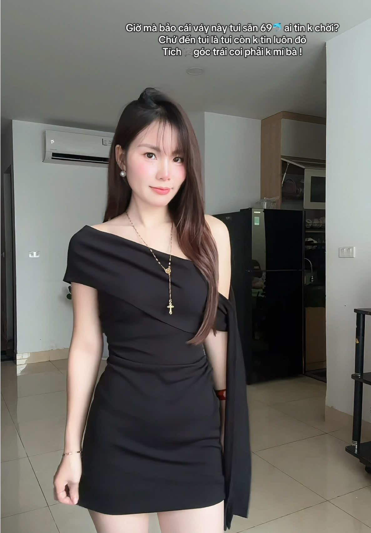 Nghĩ sao cái váy 69🐬 mà nó slay dữ vậy chời? Mà bên ngoài chất đẹp mới choáng #vayombody #vaytrevai #váy #vayxinh #xh 