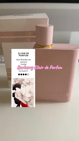 @Burberry Her Elixir de Parfum 🍓🫐 This is one of my most used perfumes! For me, it does last throughout the day, and it does not cause me a headache when I put it on ☺️🫶 #fypシ゚ #fypage #perfume #perfumetiktok #burberryher 
