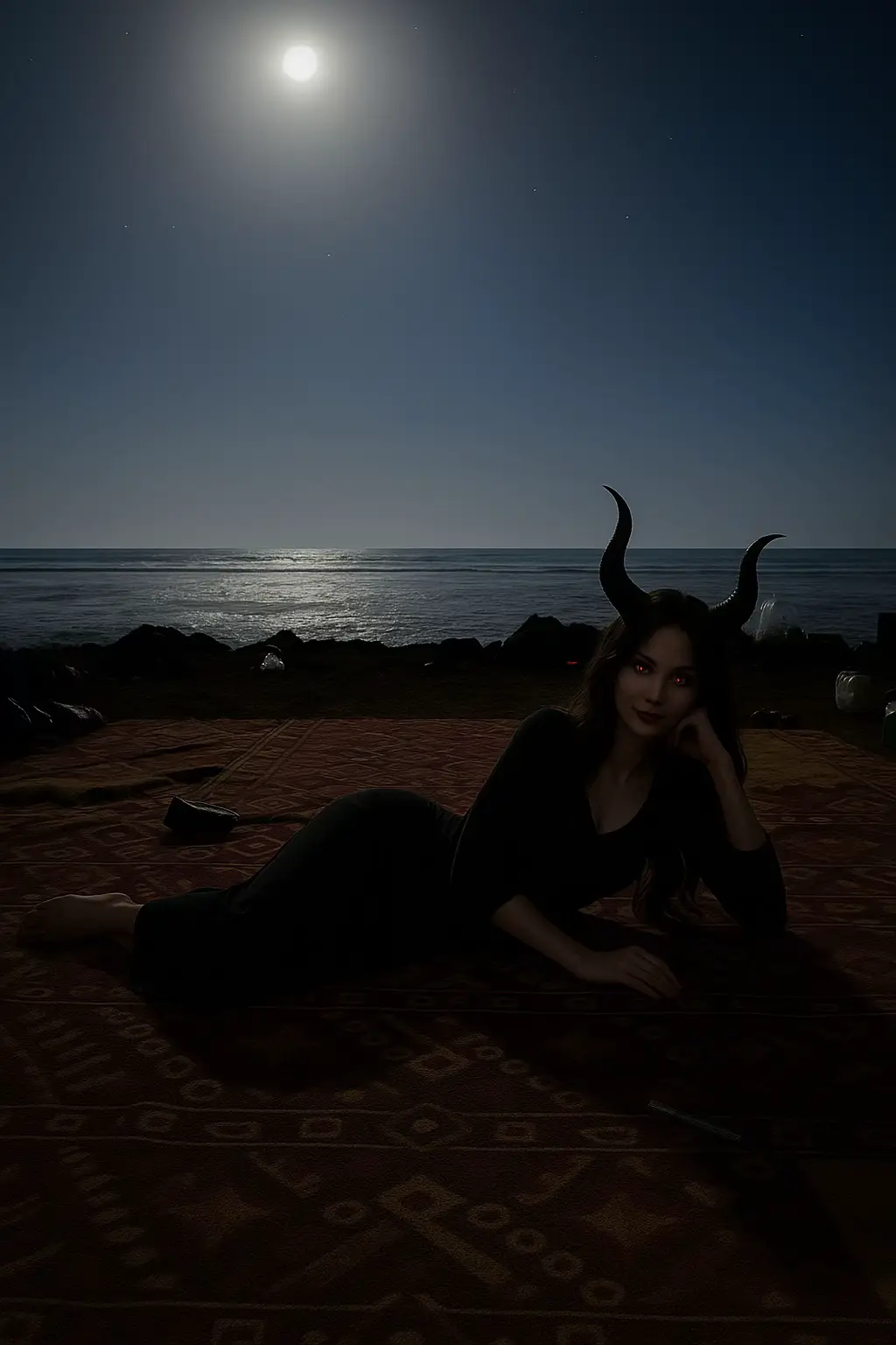 #سواد_الليل_بقرونك_وموج_البحر_بعيونك #fyp 