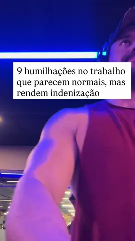 Já me segue pra não passar por isso!  1️⃣ 😡 Levar bronca na frente dos colegas Se o chefe te expõe publicamente, isso não é “puxão de orelha”. É constrangimento que pode gerar indenização. 2️⃣ 🙄 Ser chamado de preguiçoso ou incompetente Ofensas disfarçadas de brincadeira também são assédio moral. Respeito é obrigação, não favor. 3️⃣ 🧊 Te isolarem do time Ignorar suas opiniões, não te chamar para reuniões ou excluir você de conversas é uma forma de humilhação silenciosa. 4️⃣ 🪑 Não dar condições de trabalho decentes Cadeira quebrada, equipamentos ruins, ambiente sem estrutura. Isso afeta sua saúde e é responsabilidade da empresa. 5️⃣ 🕑 Fazer você esperar horas pra ser atendido pelo chefe Te deixar “plantado” como forma de desrespeito é uma humilhação que não deve ser tolerada. 6️⃣ 📢 Te usar como exemplo negativo Te expõem como “o funcionário que erra” para amedrontar o resto da equipe? Isso é abuso, não feedback. 7️⃣ 🧾 Cobrar metas impossíveis com ameaças Metas irreais e pressão psicológica constante configuram assédio moral, sim. 8️⃣ 🗣️ Piadas com sua aparência, idade ou jeito de falar Brincadeiras sobre sua imagem, sotaque ou corpo não são piadas — são discriminação. 9️⃣ 🚫 Te culpar por problemas que não são seus Te responsabilizar injustamente só pra “ter um culpado” pode te adoecer e a empresa pode pagar caro por isso.