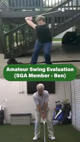 Amateur Swing Evaluation (SGA Member - Ben) Watch the full analysis on YouTube!