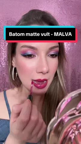 Batom líquido Matte da @Vult ♥️ na cor MALVA  O link dele está na minha Bio 🥰  #asmr #lipstick 