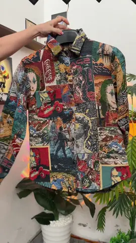 Áo sơ mi THỔ CẨM #aosominam #aosomihoatiet #xhtiktok #thoitrangtiktok 