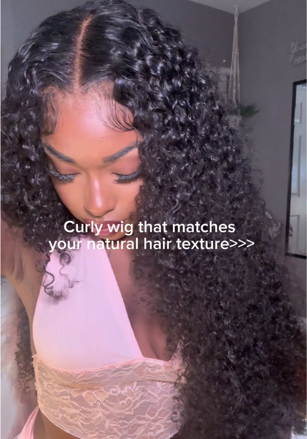 Yea, this is gorgeous! 😍 @Tunefulhair @Tunefulhairwig #curlyhair #curlywig #tiktokshopbacktoschool #dealsforyoudays #fyp 