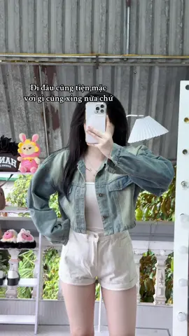 Áo khoác jean#aokhoacjeancrotop #aokhoacjean 