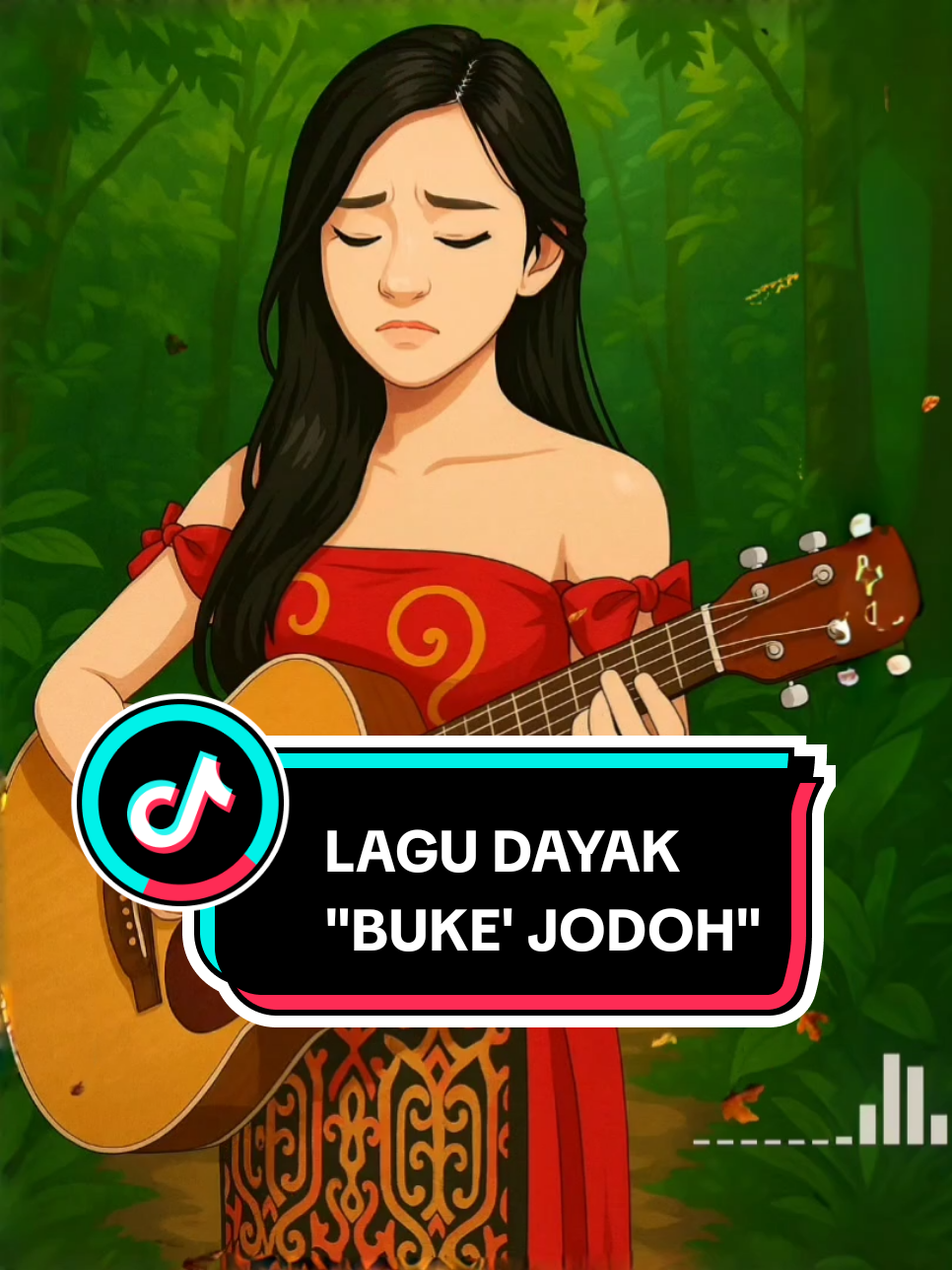 Buke' Jodoh Populer : Diana Mardova #lagudayak #kalimantan #dayak #liriklagu #lirik 