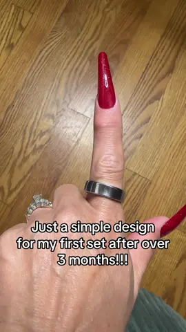 I needed something quick for a special occasion! #pressonnails #diynails #xxlnails #MomsofTikTok #halfshavedkoreanqueen 
