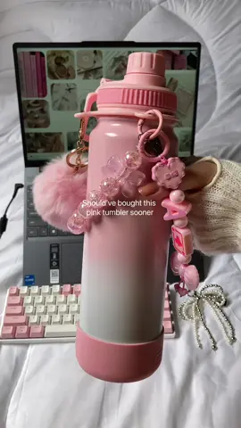 Pov: You finally got the pink tumbler of your dreams!  #tumbler #tumblerviral #hotandcoldtumbler #pinktumbler #fyp 