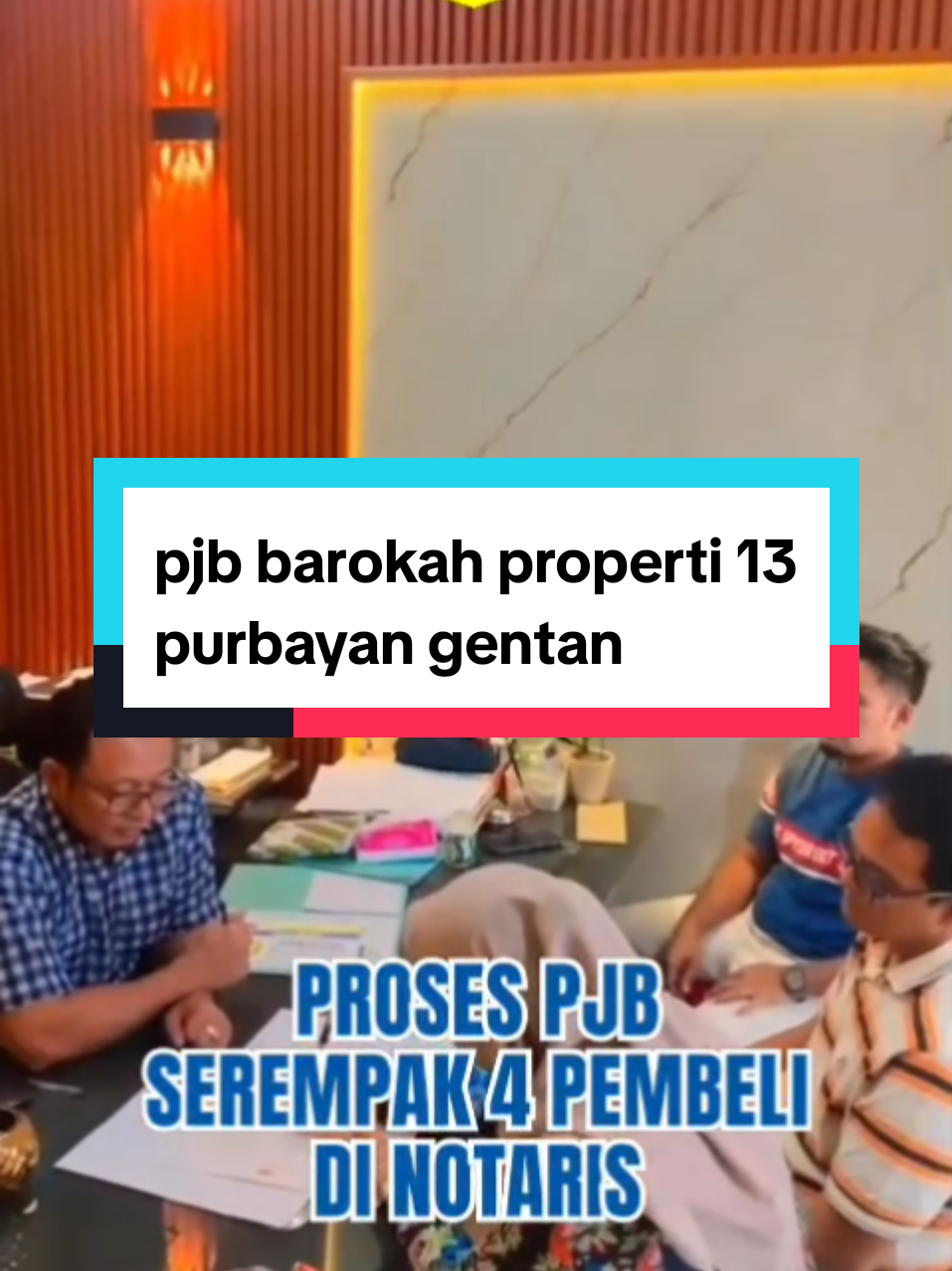 ✍🏻 Proses PJB Serentak 4 Pembeli di Proyek Barokah Property 13 Purbayan Terimakasih atas kepercayaannya 😊🙏🏻 --- Hari ini resmi tanda tangan PPJB (Perjanjian Pengikatan Jual Beli) 🏠✍️ 📑 PPJB ini adalah langkah penting sebelum Akta Jual Beli (AJB), sebagai bukti sah bahwa unit ini sudah menjadi milik pembeli secara hukum, sambil menunggu pelunasan dan proses administrasi lainnya. Momen ini bukti kepercayaan konsumen memilih Barokah Property sebagai investasi aman & menguntungkan 💎 --- 📍 Lokasi: Purbayan, Gentan – Strategis, prospek tinggi 💰 Pembayaran: Cash & Cash Tempo (tanpa KPR) 📈 Cocok untuk: Investasi atau hunian pribadi 🎉 Dapatkan Promo Spesial Cashback Jutaan Rupiah & Free Biaya Baliknama ✨ Yuk amankan unit incaran kamu sebelum harga naik dan unit habis! 📞 Hubungi kami sekarang untuk konsultasi & survei lokasi gratis 📲 0856 4737 0707 (Mas Zul) 📲 0851 4294 2092 (Mas Faisal) 📲 0813 8203 0813 (Mas Sugeng) #investasi #investasiaman #ppjb #kavlingmurahsolo #barokahproperty 