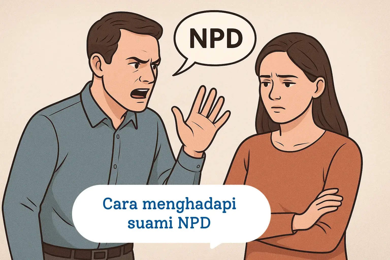 Kalau suami kita mengidap NPD (Narcissistic Personality Disorder), itu memang berat sekali karena sifat dan perilakunya bisa sangat menguras emosi dan mental. NPD bukan sekadar “egois” atau “keras kepala”, melainkan gangguan kepribadian yang membuat seseorang sulit berempati, haus pujian, dan cenderung memanipulasi orang lain. Berikut beberapa hal yang bisa dilakukan: 1. Kenali Polanya Jangan bingung dengan sikapnya yang kadang manis, kadang sangat dingin atau marah. Itu bagian dari pola NPD. Sadari bahwa banyak perilakunya bukan salah kita, tapi bagian dari kepribadian yang bermasalah. 2. Jaga Batasan (Boundaries) Tegaskan batas apa yang bisa diterima dan tidak. Misalnya: jangan membiarkan dirinya terus-menerus merendahkan atau memanipulasi. Kalau dia melanggar batas, jangan selalu berdebat panjang—karena orang NPD biasanya sulit mengakui kesalahan. 3. Kendalikan Emosi Diri Jangan mudah terpancing oleh provokasinya. Mereka sering mencari 