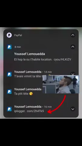 in PayPal 😹 #mrrobot #opsec #cybersec #iplogger #ipgrabber 