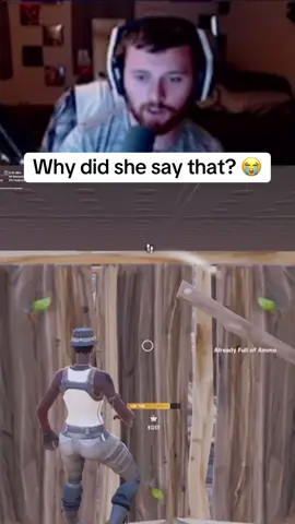 Should I 1v1 her boyfriend? 😳 #fortnite #fortnitefunny #fortnitegirl #fifine #GamerGirl