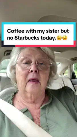 Another day another coffee.  Unfortunately for us no Starbucks today but we can always find something to laugh about.#morningcoffee #coffee #sisters #giggles