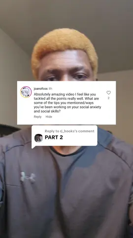 Replying to @rj_hooks Here are some things I've done to help have better interactions in social settings!