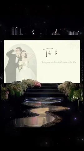 Vibe nhẹ nhàng, sang trọng, tinh tế kết hợp trong một slide cưới trông có vẻ đơn giản nhưng để lại ấn tượng sâu sắc cho khách mời #damcuoi #wedding #videodamcuoi #slidecuoi #bebongstudio 
