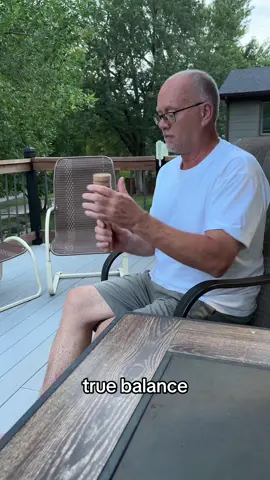 Seems impossible, but he got it!   #thriftstorefind #truebalancetoys #balancetoy #handeyecoordination 