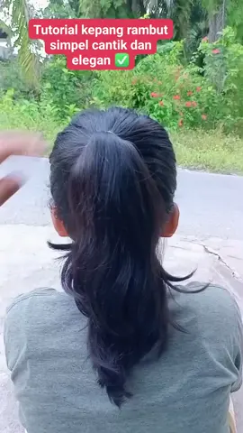 tutorial kepang rambut simpel cantik dan elegan ✅  #tutorial kepang rambut  #hairstyletutorial 