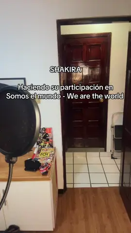 Shakira la de los pies descalzos dejó su huella en Somos el mundo - We are the world #fy #somoselmundo #wearetheworld #shakira #music @María Fernanda 