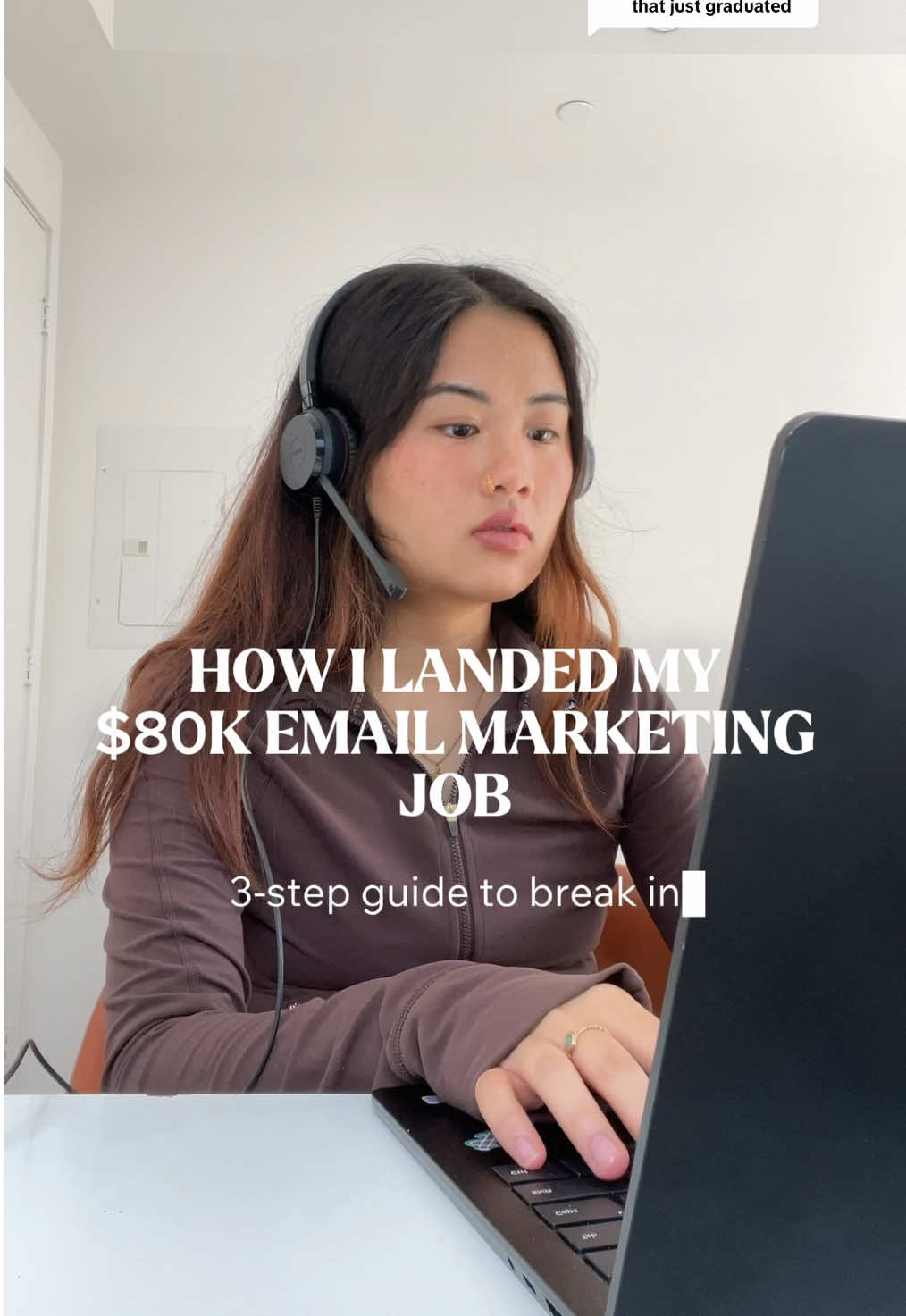 Replying to @🥸 how to ACTUALLY break into email marketing as someone who’s been in marketing for ~7 years and email marketing for 4 #marketingjob #careertips #jobsearchtips 