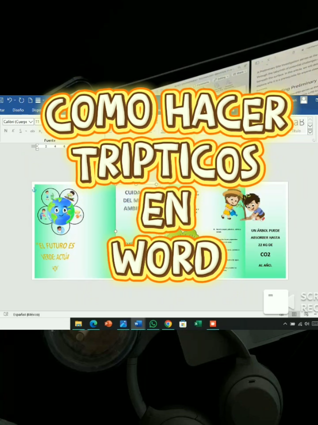 Respuesta a @melymontalvo2  #ComoHacerTripticosEnWord