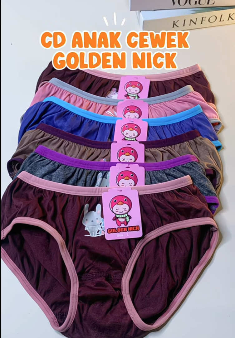 Cd anak cewek golden nick, bahan halus lembut nyerep keringat. Yuk samaan cekout dikeranjang kuning yaa💖#cdanak #cdanakperempuan #cdanakcewek #cdgoldennick 