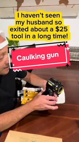 Upgrade your caulking gun! I cannot believe it is 2025 and we are just now designing a better tool. My husband loves it! #caulking #DIY #tiktokshopcreatorpicks #tools #upgradeyourtoolbox 