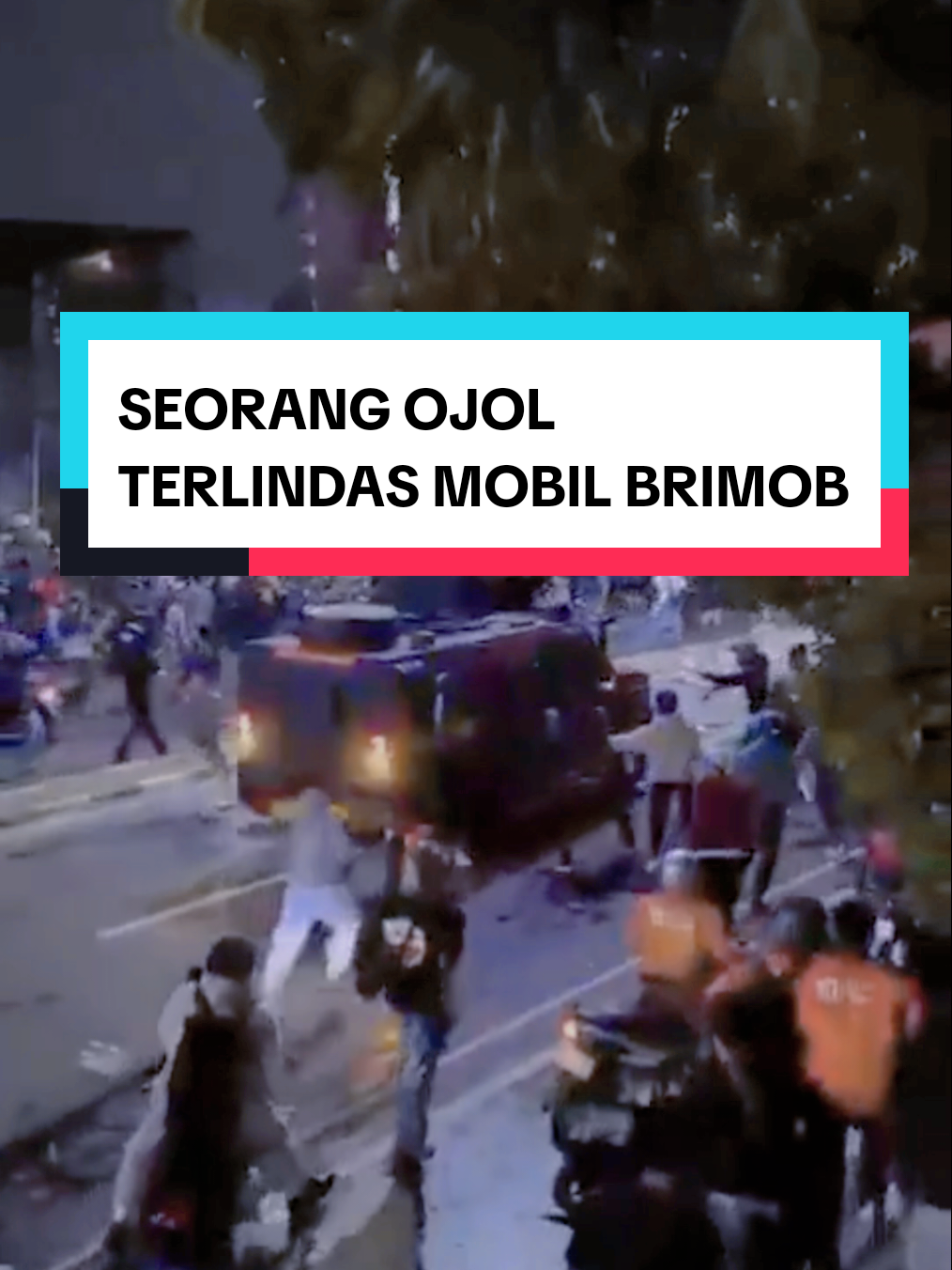 seorang ojol terlindas mobil brimob #beritaterkini #beritaterupdate #beritaviral 