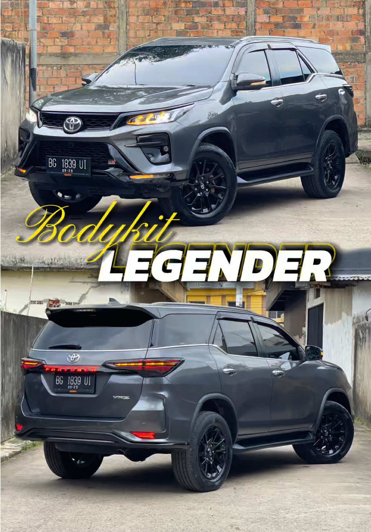 Fortuner VRZ rasa Legender! tampil gagah dengan bodykit Legender, makin keren dan berwibawa di setiap perjalanan 🚙✨ #pacificfortuner #bodykit #legender #fortuner #fortunervrz 