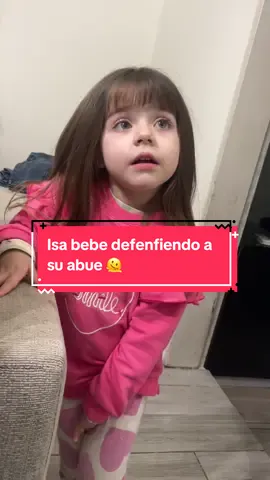 Isa bebé defendiendo a su abuela🫠. #viraltiktok #mini #bebe #abuela #humor 