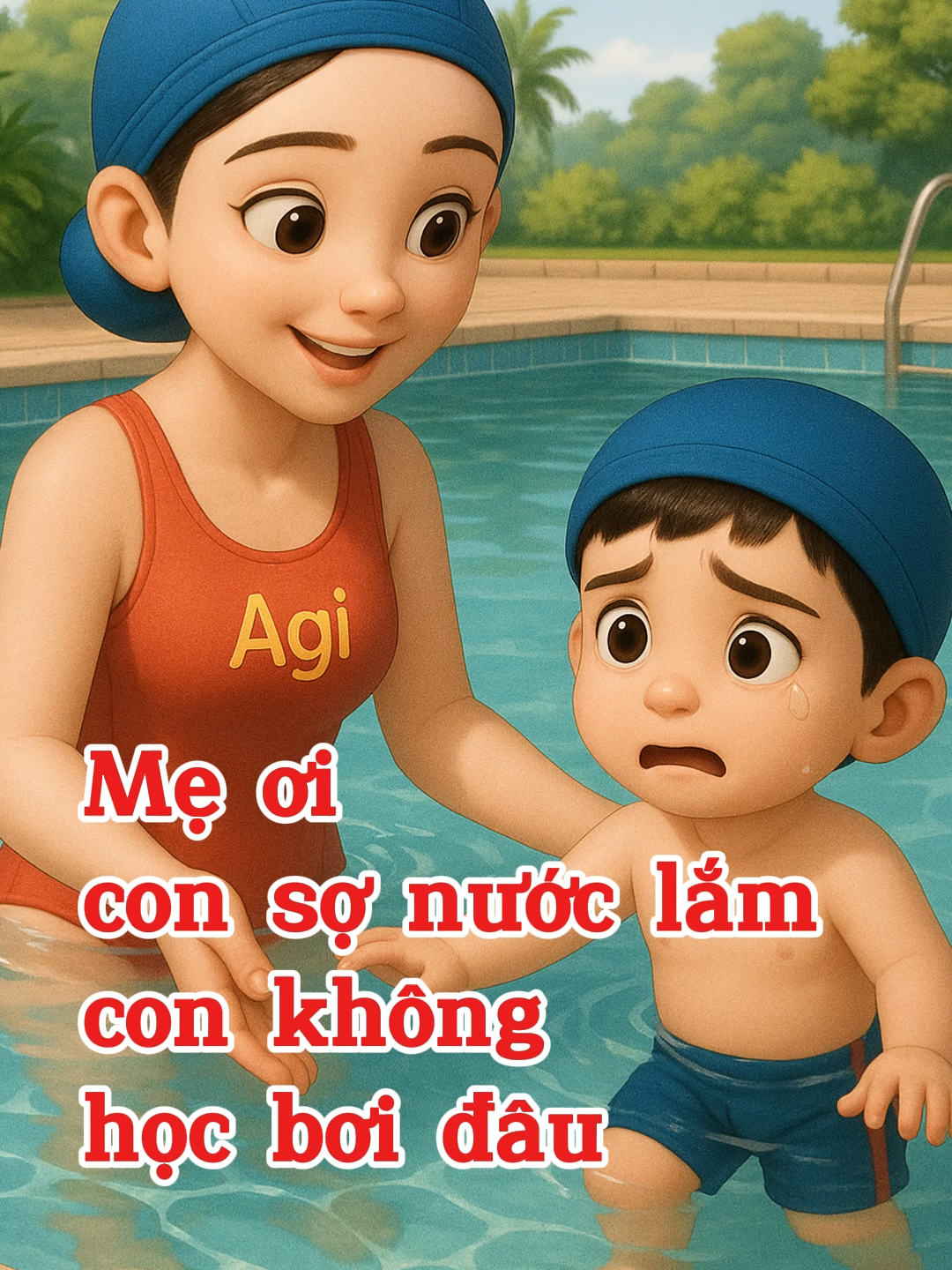 Dạy Bé Học Bơi – Kỹ Năng Sống Giúp Con Luôn An Toàn Mẹ dạy con rằng: Biết bơi không chỉ giúp con tự tin hơn khi đi chơi, mà còn bảo vệ con khỏi nguy hiểm khi ở gần nước. Học bơi từ nhỏ sẽ dễ dàng hơn và là cách dạy con đúng cách để trang bị kỹ năng sống quan trọng suốt đời. #daycondungcach #nuoicondungcach #nuoiconthongminh #videovairal #agihocnhanh