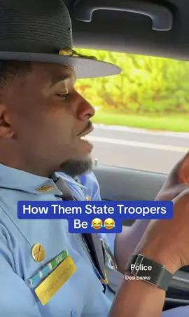 Funny state trooper desi banks #statetrooper #statetroopers #police #policeofficer #policeoftiktok 