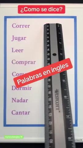 Palabras en ingles #ingles #inglesfacil #inglesrapido #inglesamericano 