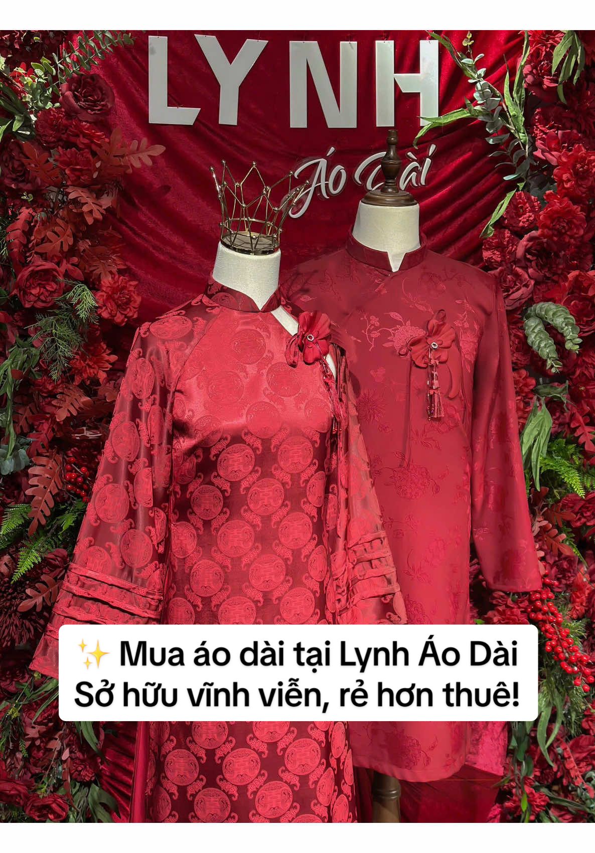 ✨ Mua áo dài tại Áo Dài Lynh – Sở hữu vĩnh viễn, rẻ hơn thuê! ✨ Bạn có biết?  Chi phí thuê áo dài chỉ để mặc một lần nhiều khi cao ngang bằng, thậm chí đắt hơn mua.  Trong khi đó, khi chọn Áo Dài Lynh, bạn không chỉ có ngay bộ áo dài đẹp như mơ để diện trong ngày trọng đại, mà còn được sở hữu riêng cho mình – lưu giữ kỷ niệm trọn đời. 💖 #aodailynh #aodaicuoihoidep #aodai #damcuoi #aodaicuoi #aodaianhoithietke #aocuoidep  #trending 