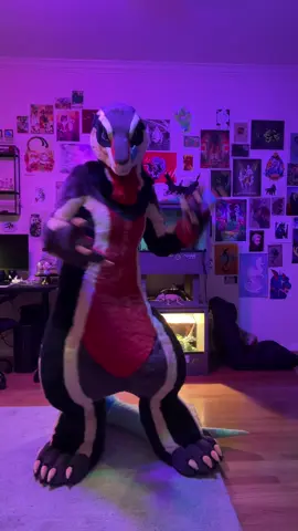 Got the new fursuit jitters I want to do EVERYTHING with him  #viral #fyp #furryfandom #furry #fursuit 